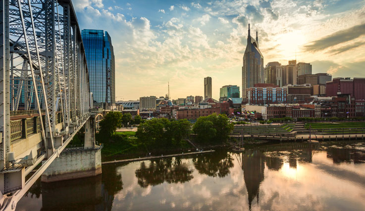 Nashville au coucher du soleil Nashville au coucher du soleil