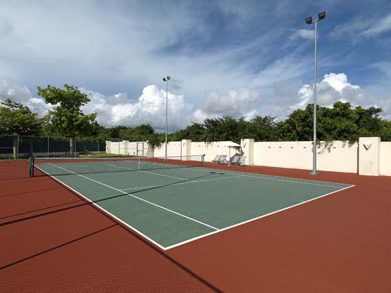 Tennis courts